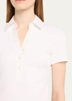 Veronica BeardKearney Short-Sleeve Polo Top