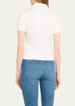 Veronica BeardKearney Short-Sleeve Polo Top