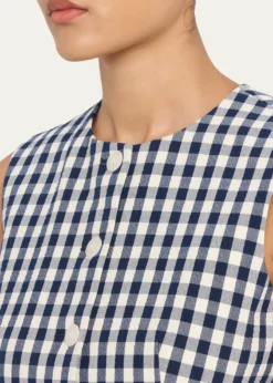 Veronica BeardLois Tailored Gingham Vest