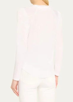 Veronica BeardMason Long-Sleeve Baseball Tee