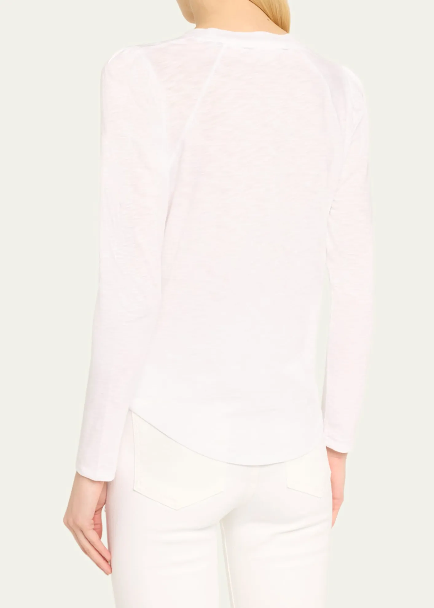 Veronica BeardMason Long-Sleeve Baseball Tee