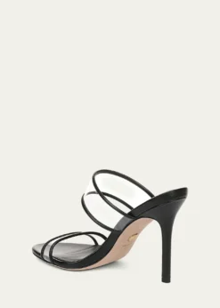 Veronica Beard95mm Asha Leather Piping Jelly Sandals