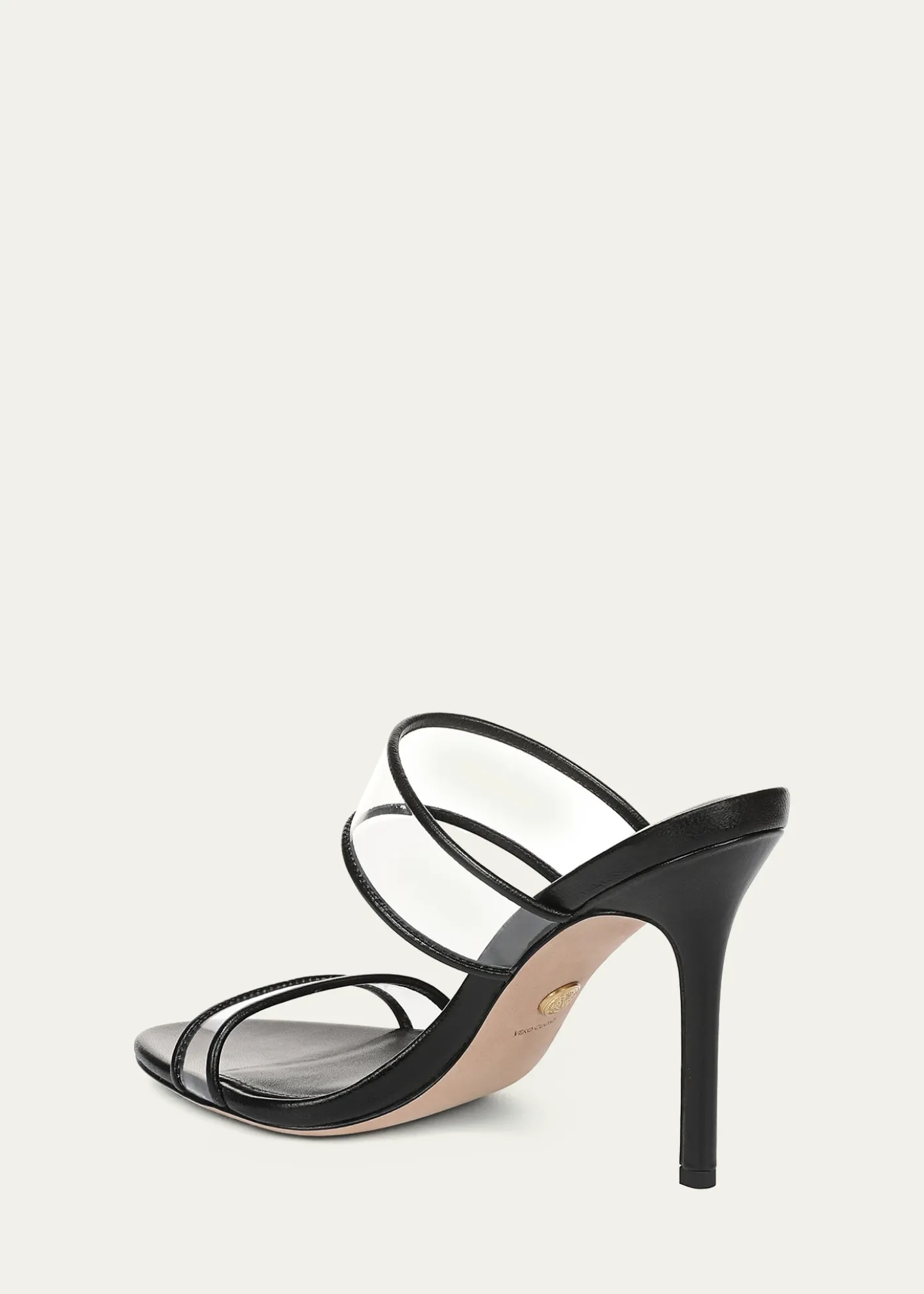 Veronica Beard95mm Asha Leather Piping Jelly Sandals
