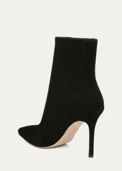 Veronica Beard95mm Lisa Suede Stiletto Ankle Booties
