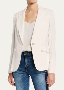 Veronica BeardOne-Button Cutaway Jacket