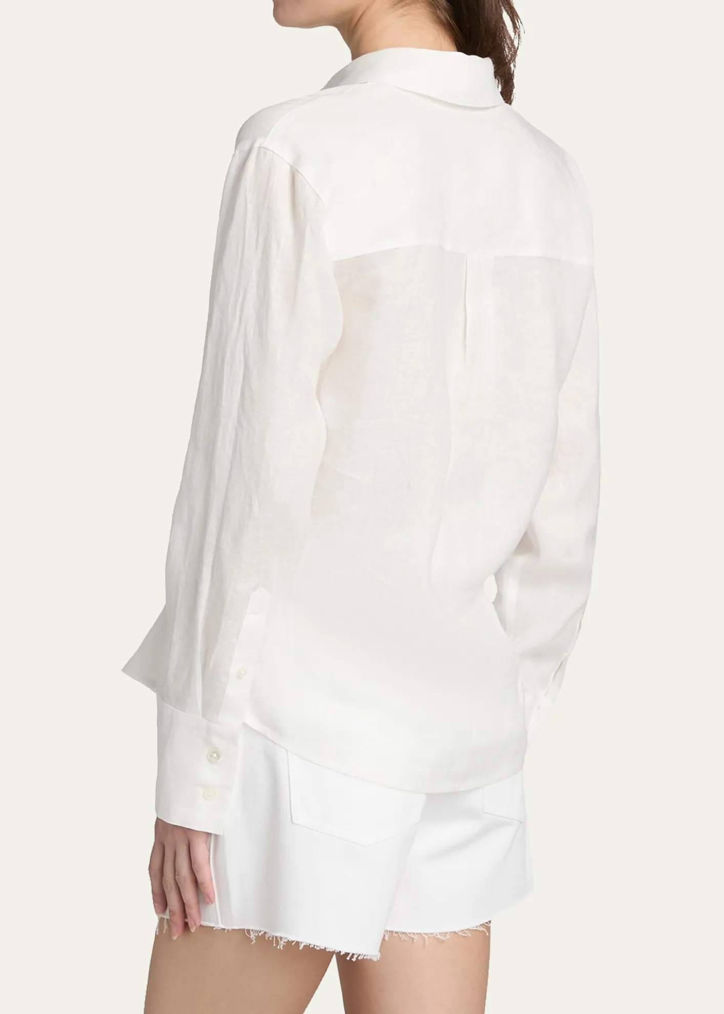 Veronica BeardPerezzi Asymmetric Linen Shirt