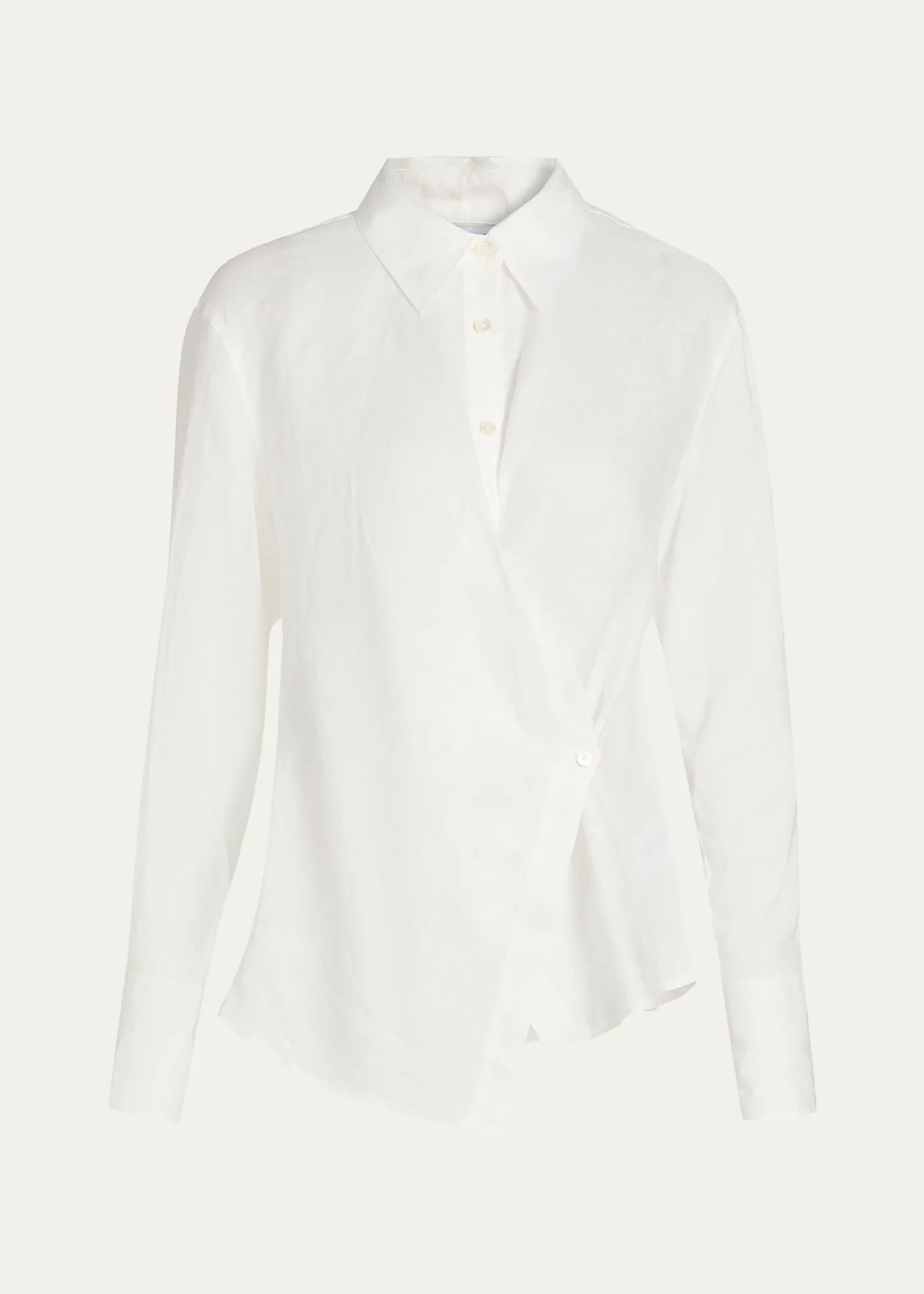 Veronica BeardPerezzi Asymmetric Linen Shirt