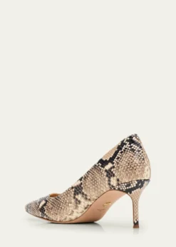 Veronica BeardRita Snake-Embossed Leather Pointed-Toe Pumps