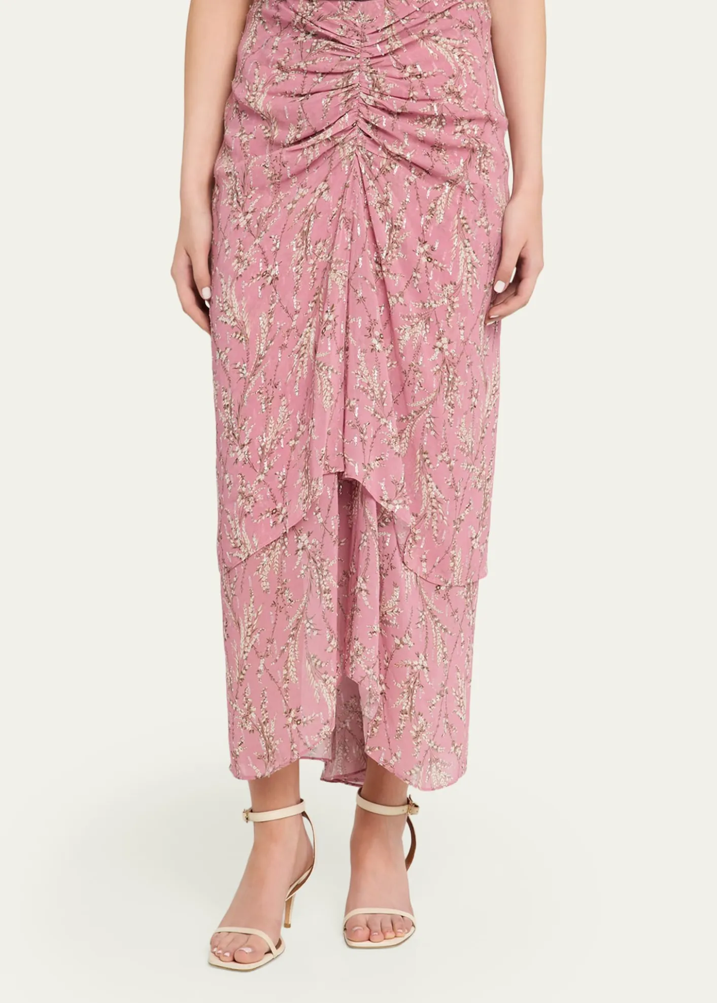 Veronica BeardSira Floral Chiffon Skirt