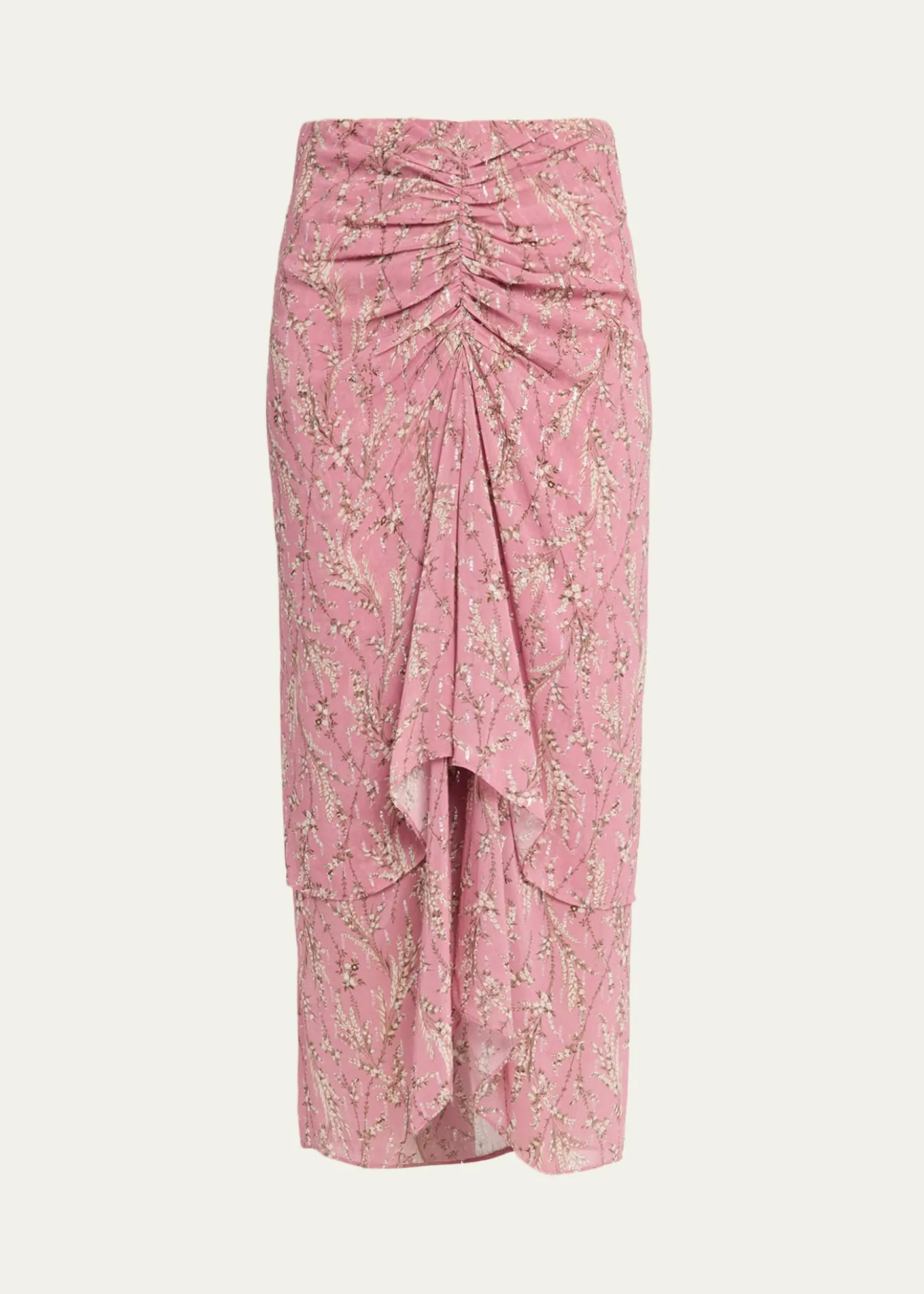 Veronica BeardSira Floral Chiffon Skirt