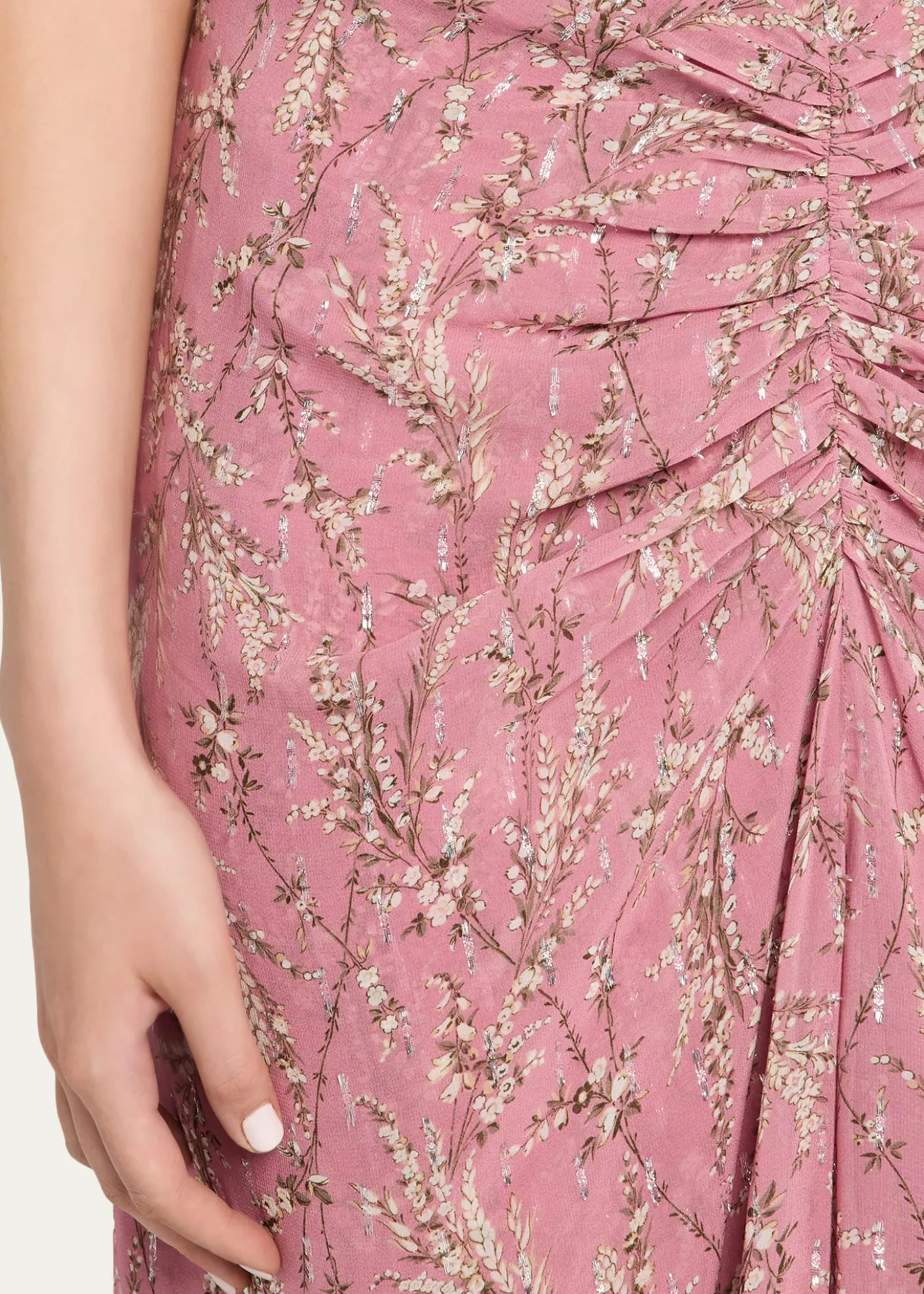 Veronica BeardSira Floral Chiffon Skirt