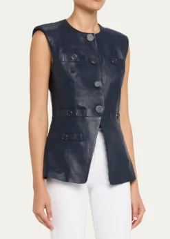 Veronica BeardTamara Leather Vest