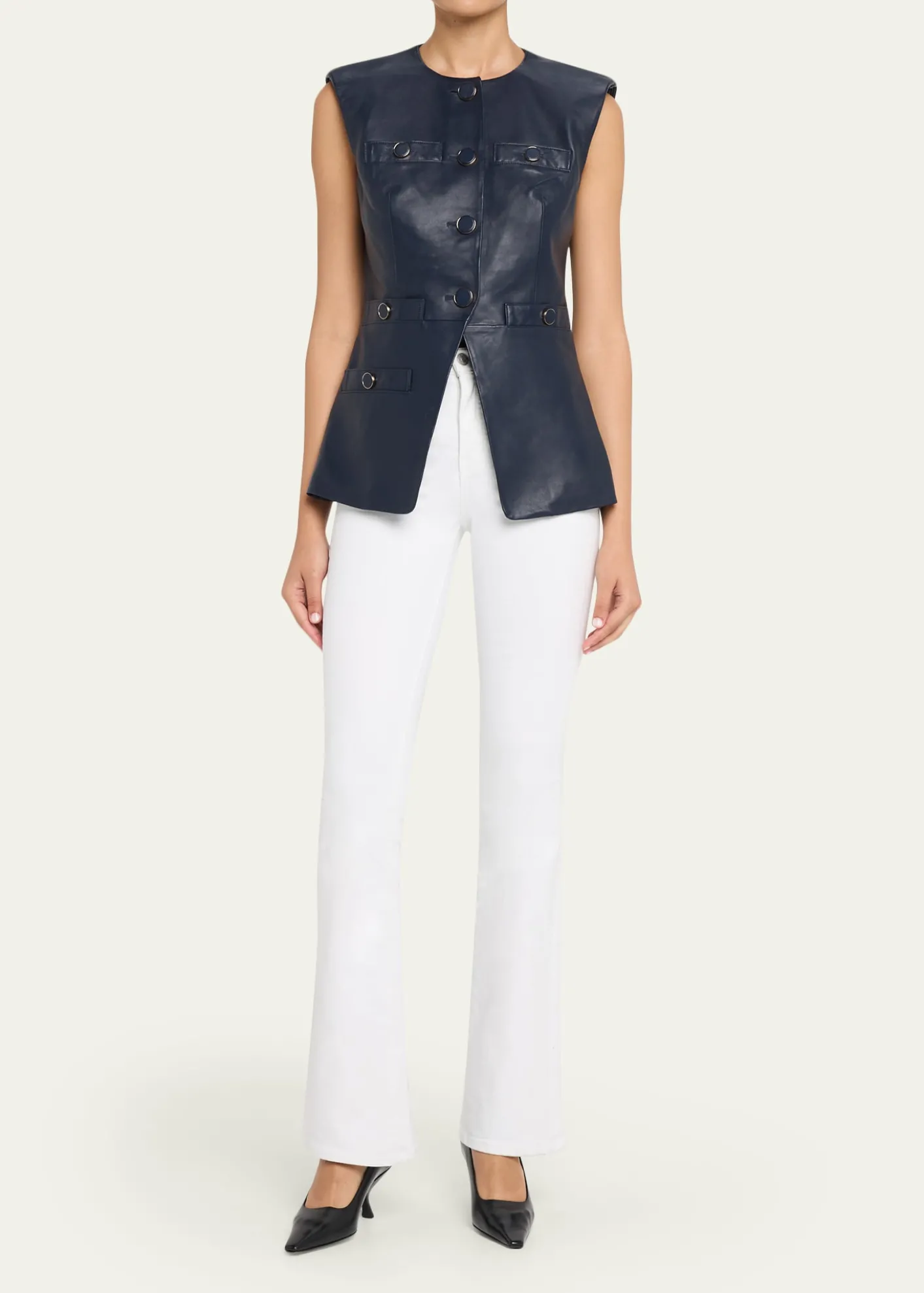 Veronica BeardTamara Leather Vest