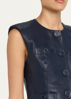 Veronica BeardTamara Leather Vest