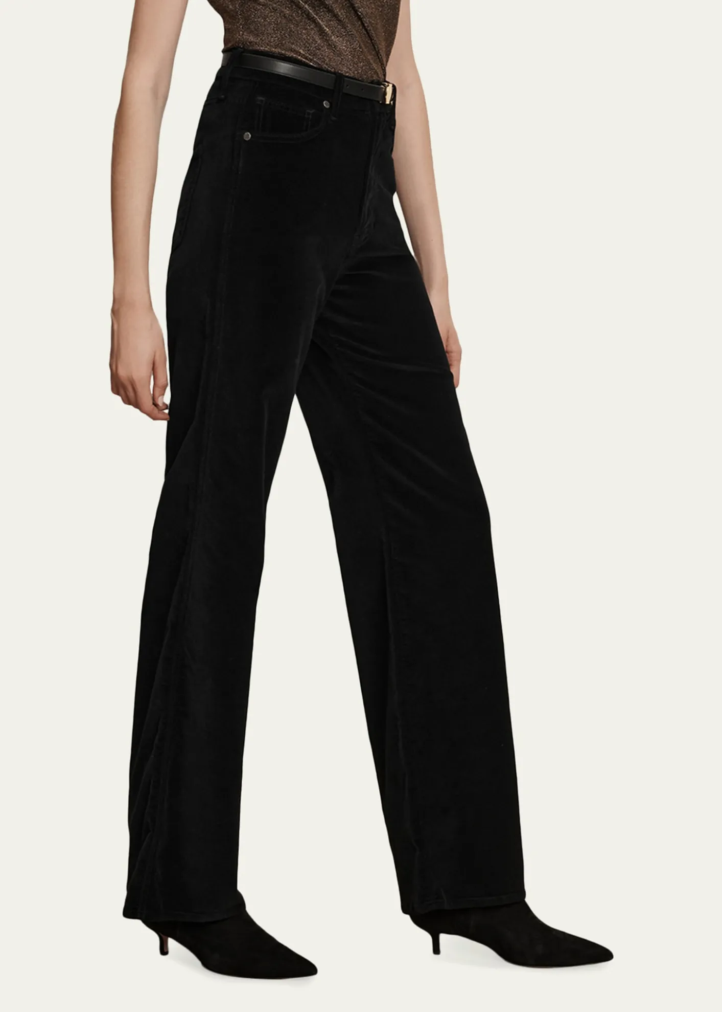 Veronica BeardTaylor High-Rise Wide-Leg Pants