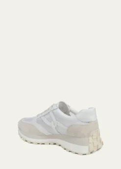 Veronica BeardValentina Ripstop Mixed Leather Retro Sneakers