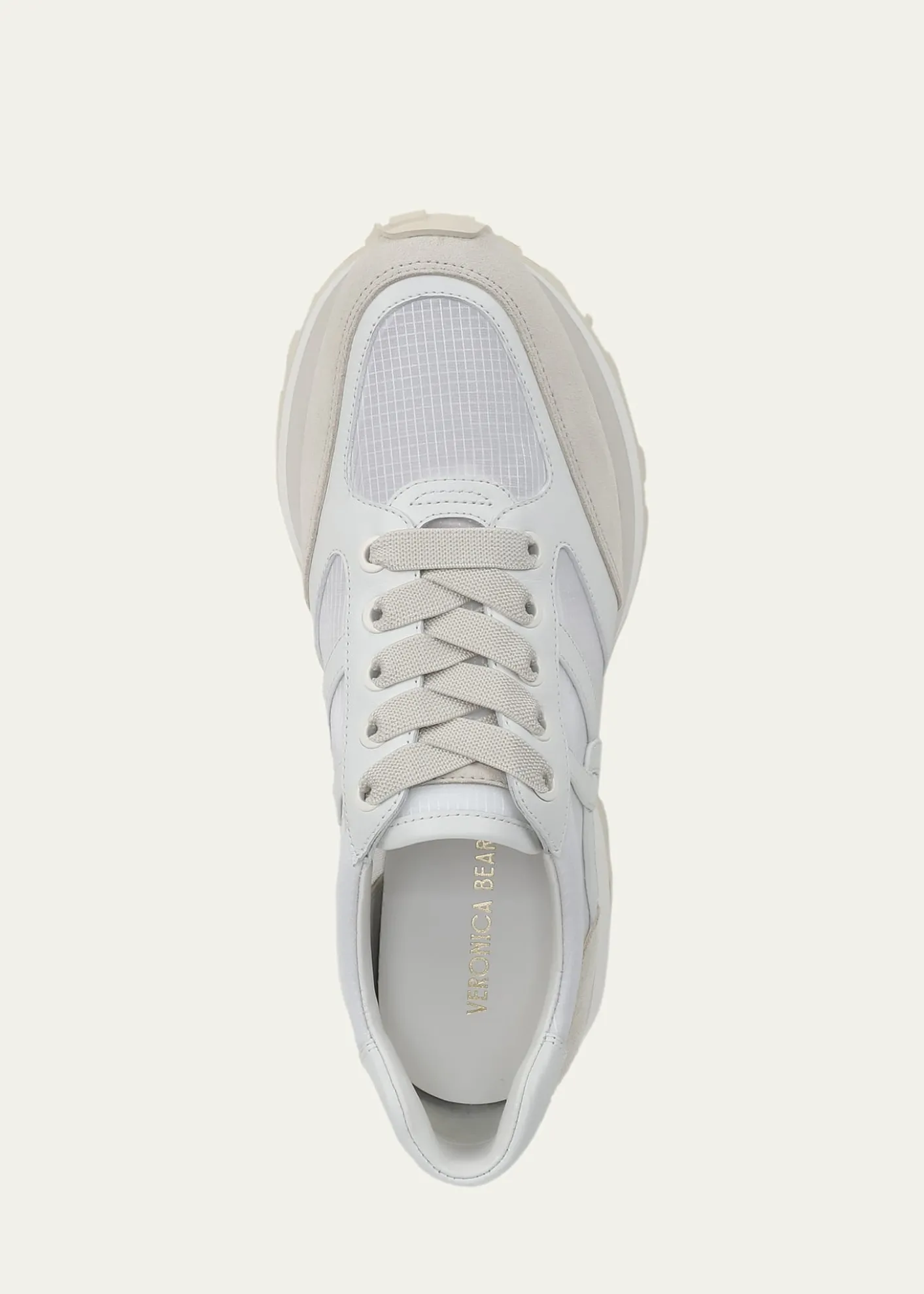 Veronica BeardValentina Ripstop Mixed Leather Retro Sneakers