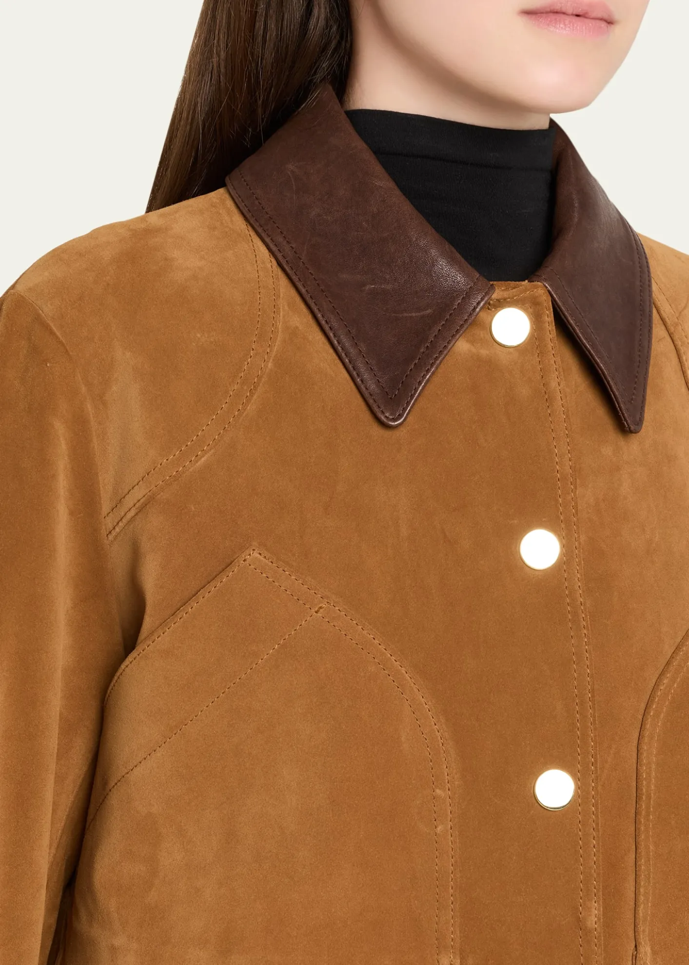 Veronica BeardWalters Cropped Suede Jacket