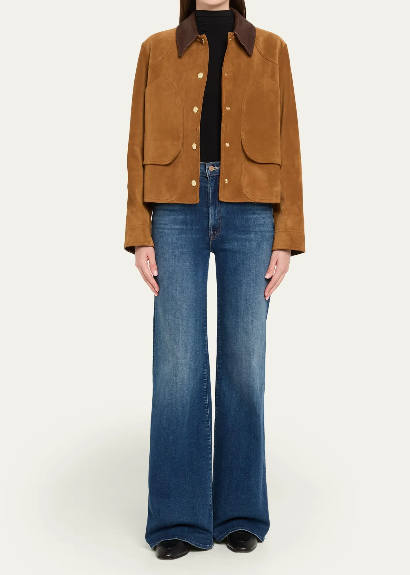 Veronica BeardWalters Cropped Suede Jacket
