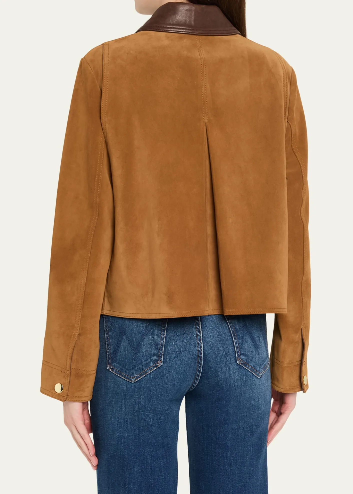 Veronica BeardWalters Cropped Suede Jacket