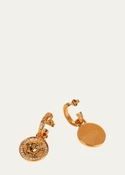 VersaceMedusa Hoop Drop Earrings