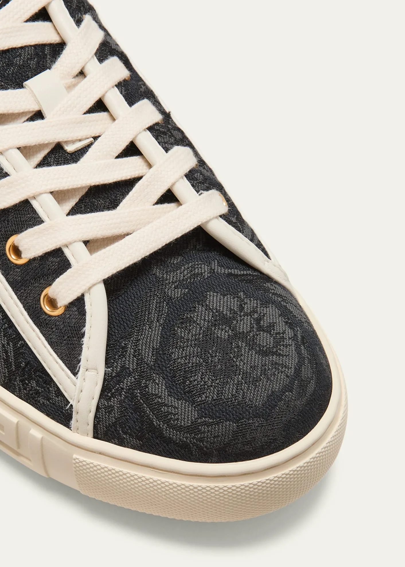 VersaceMen's La Greca Baroque Canvas Low-Top Sneakers