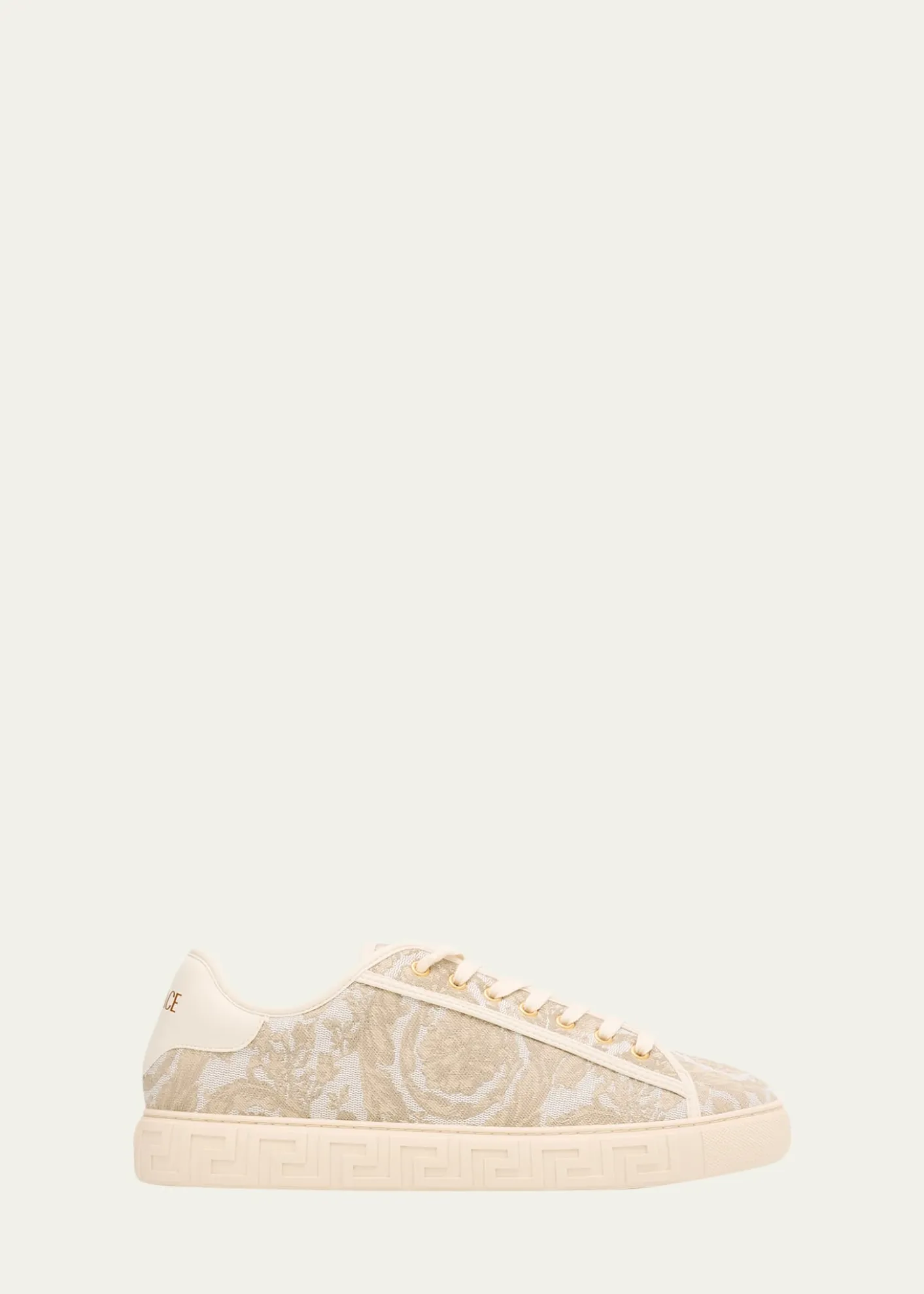 VersaceMen's La Greca Baroque Canvas Low-Top Sneakers