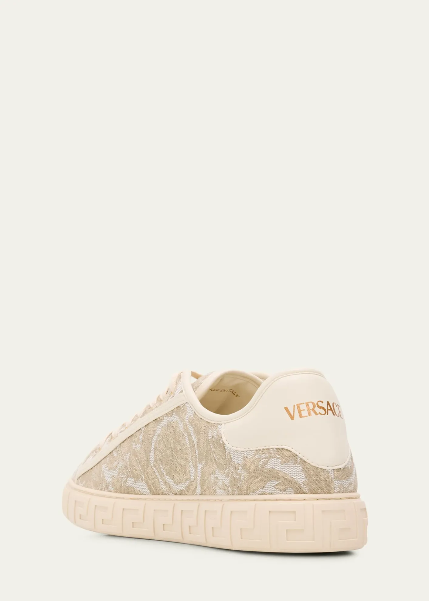VersaceMen's La Greca Baroque Canvas Low-Top Sneakers