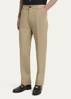 VersaceMen's Medusa Slim Twill Trousers