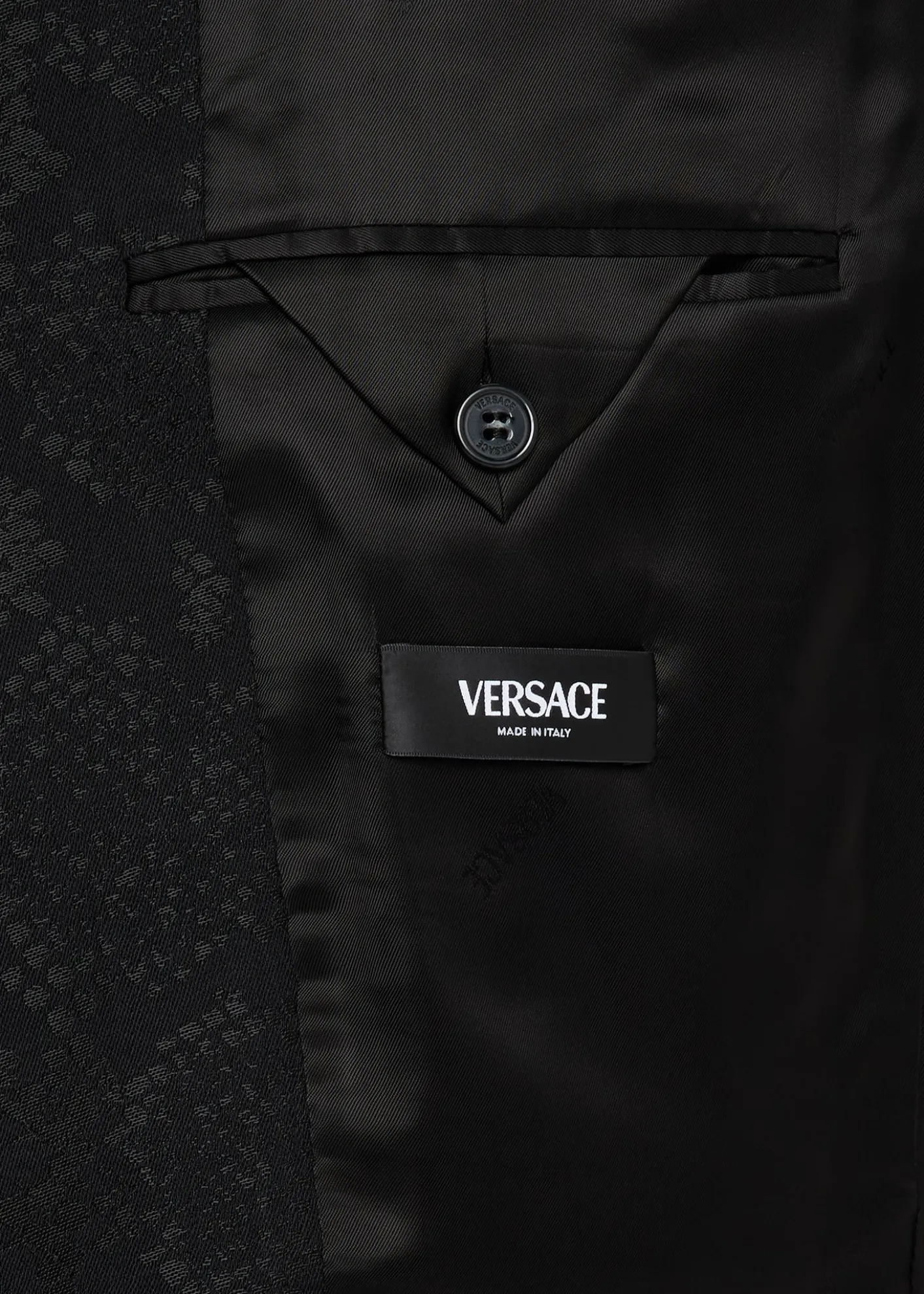 VersaceMen's Python-Jacquard Wool-Blend Blazer