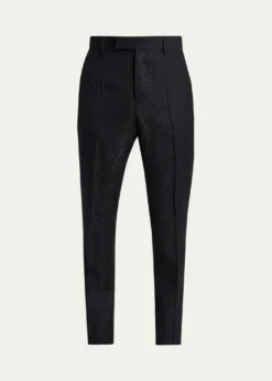 VersaceMen's Python Jacquard Formal Pants
