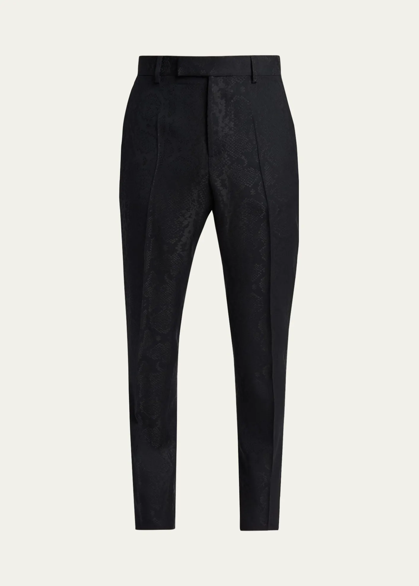 VersaceMen's Python Jacquard Formal Pants