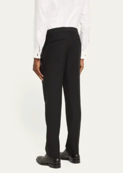 VersaceMen's Wool-Mohair Tuxedo Pants