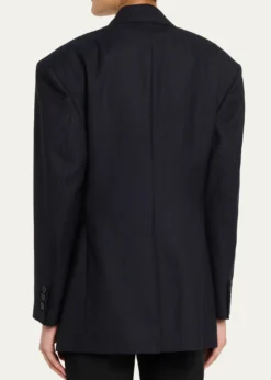 VersaceOversized Double-Breasted Blazer
