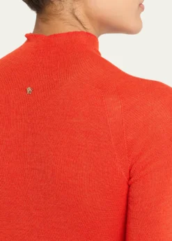 VersaceRibbed Mock-Neck Sweater