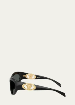 VersaceVE4485 Medusa Plastic Cat-Eye Sunglasses