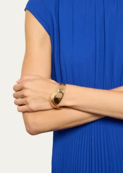 VhernierAbbraccio 18K Rose Gold Bangle, 15cm