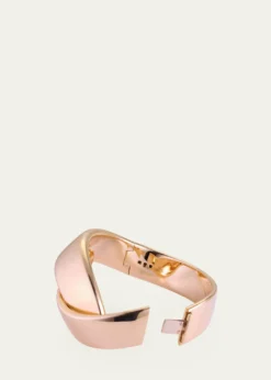 VhernierAbbraccio 18K Rose Gold Bangle, 15cm