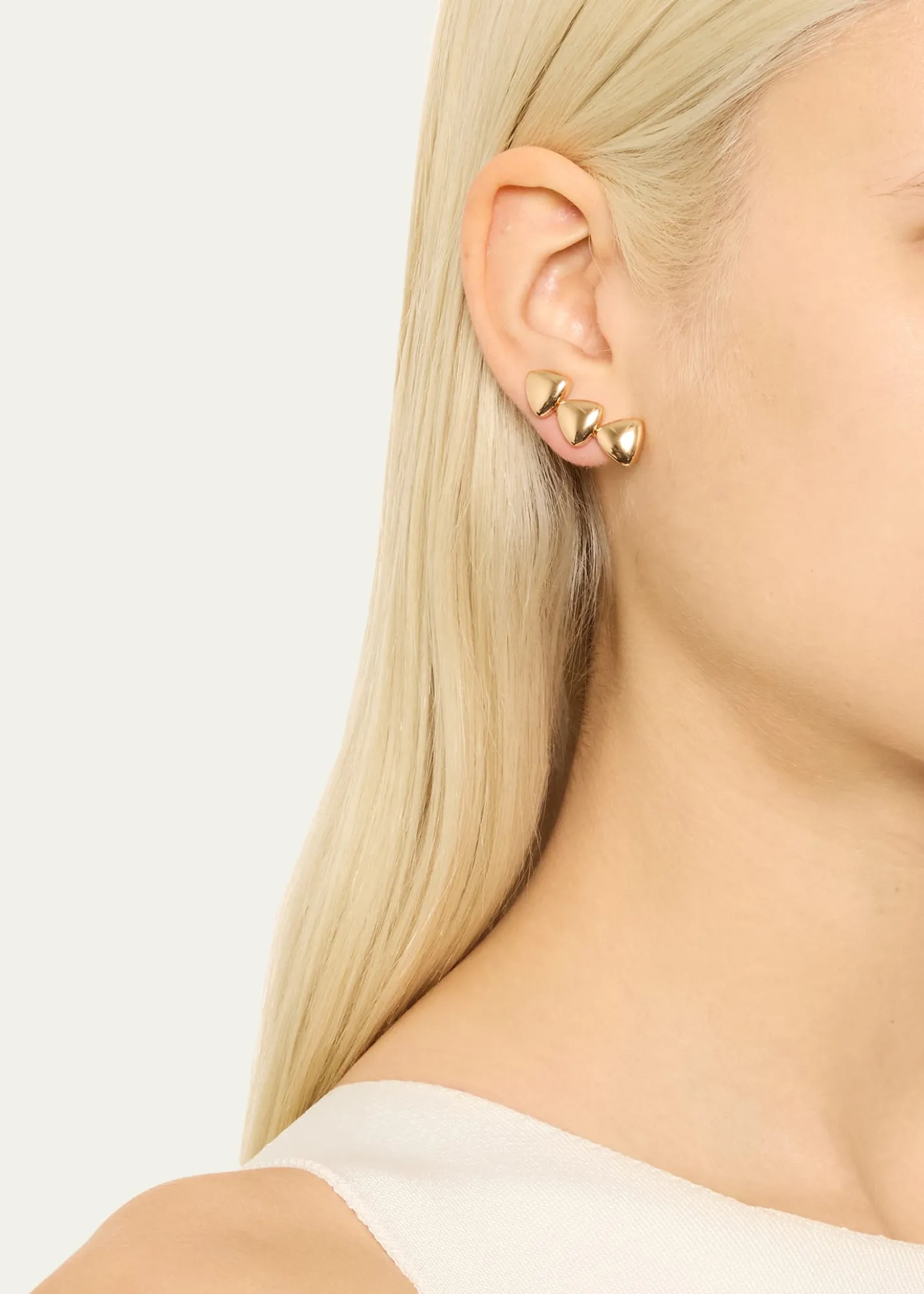 VhernierFreccia Midi 18K Rose Gold Convertible Crawler Earrings