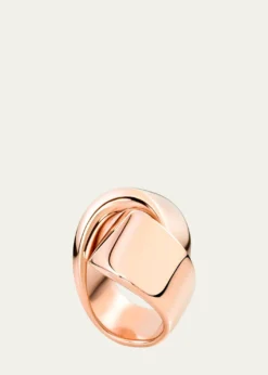 Vhernier18K Rose Gold Abbraccio Ring