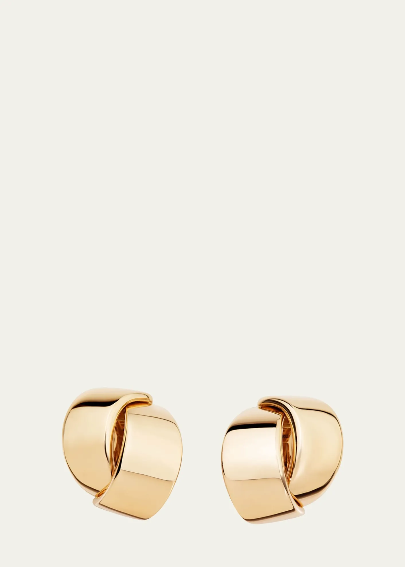 Vhernier18K Rose Gold Abbracio Clip-On Earrings