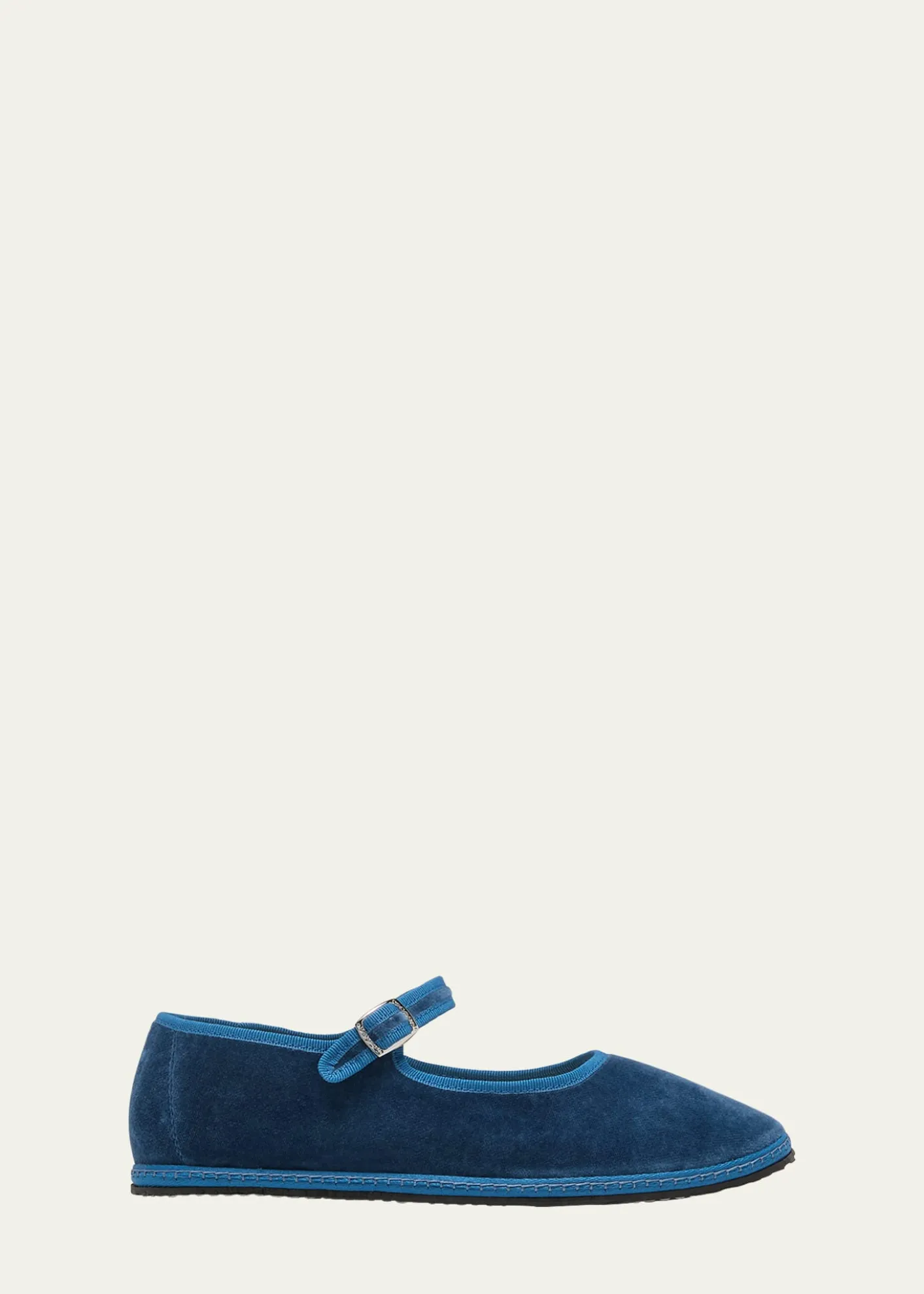 Vibi VeneziaVelvet Mary Jane Ballerina Flats