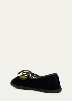 Vibi VeneziaVelvet Mary Jane Ballerina Flats