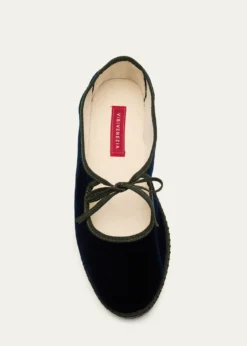 Vibi VeneziaVelvet Mary Jane Ballerina Flats