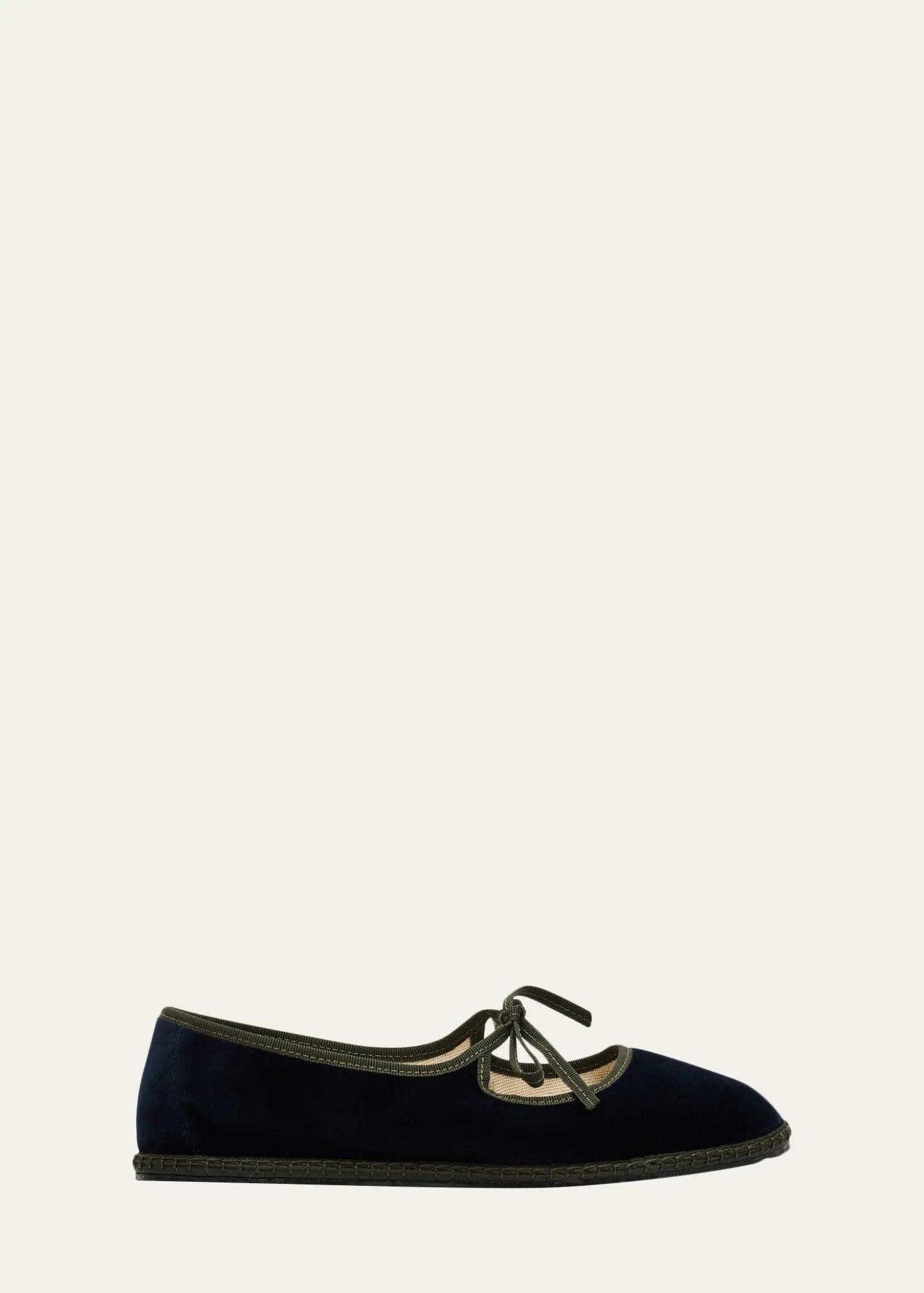 Vibi VeneziaVelvet Mary Jane Ballerina Flats