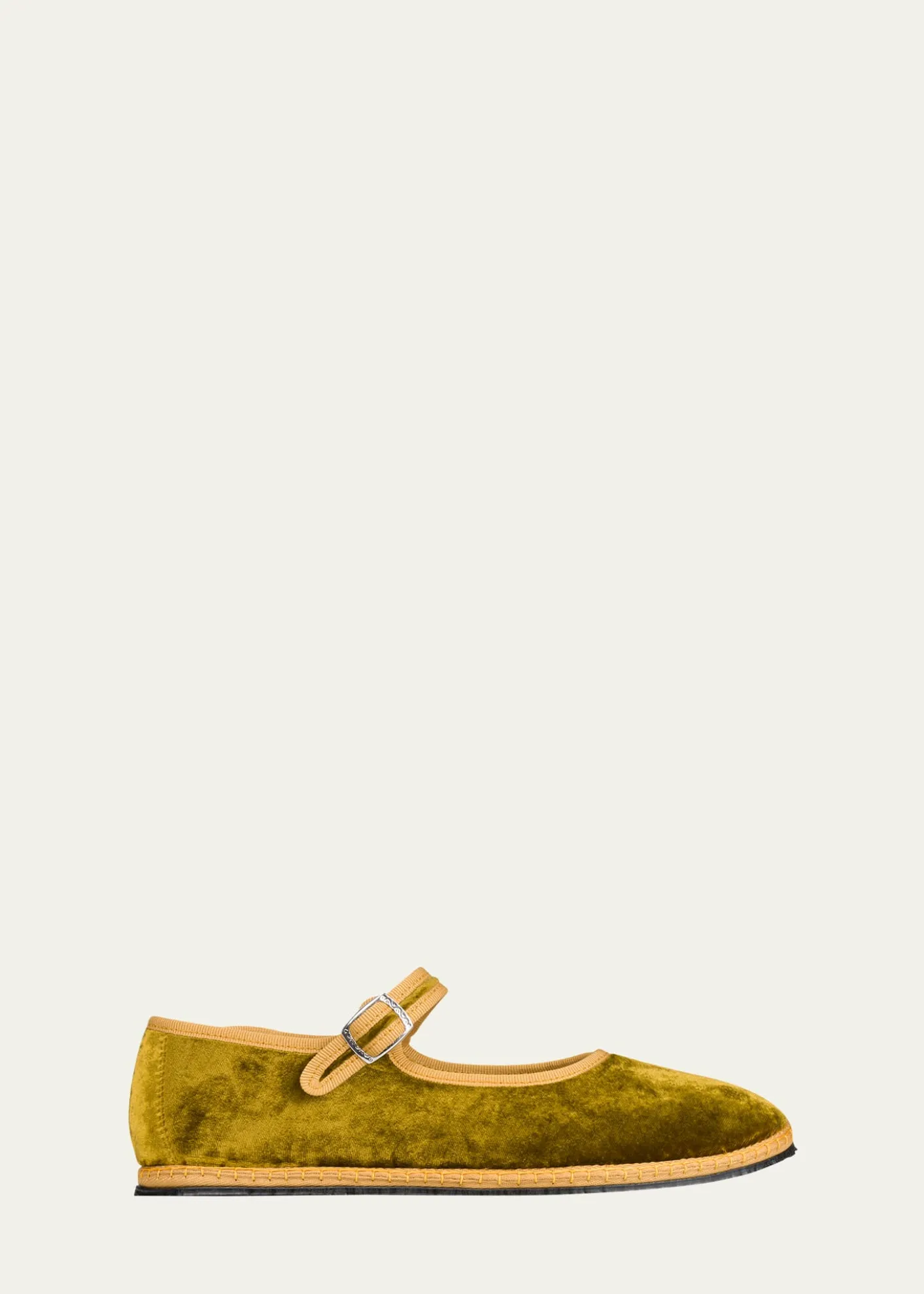 Vibi VeneziaVelvet Mary Jane Ballerina Flats
