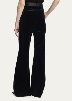 Victoria BeckhamAlina Tailored Velvet Flare Trousers