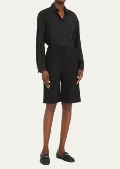 Victoria BeckhamRaffia Metal-Strap Easy Loafers