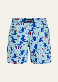 VilebrequinBoy's Circus Printed Swim Shorts, Size 2-14
