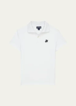 VilebrequinBoy's Embroidered Turtle Polo Shirt, Size 2-14